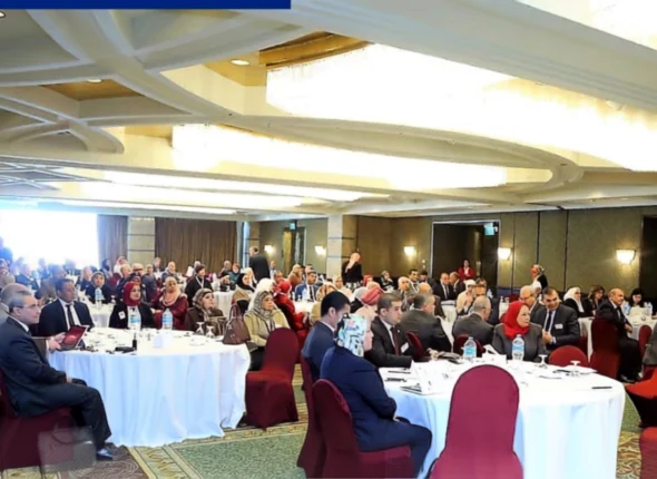 Human Restart representatives at the International Conference on Modern Trends in Training and Education discussing ISO 21001:2018 standards.
