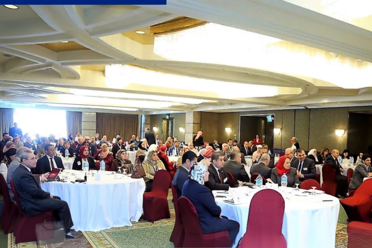 Human Restart representatives at the International Conference on Modern Trends in Training and Education discussing ISO 21001:2018 standards.