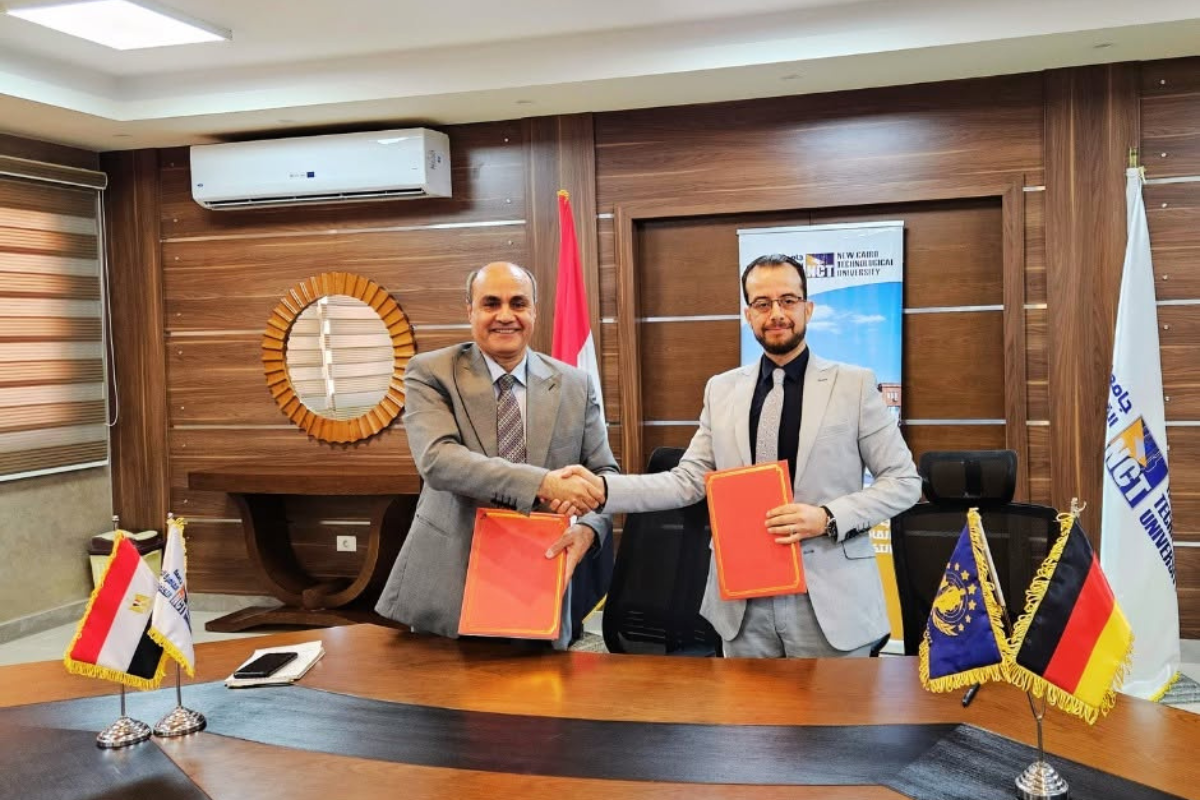 وقّعت جامعة القاهرة الجديدة التكنولوجية بروتوكول تعاون مع منظمة "هيومان ريستارت" الألمانية لتوفير فرص عمل للخرجيين وتدريبهم في ألمانيا وتطوير المهارات الأكاديمية والإدارية.