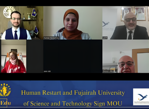 This strategic partnership with the University of Science and Technology in Fujairah marks a brilliant milestone toward integrating global European standards into the education and training path of Arab youth